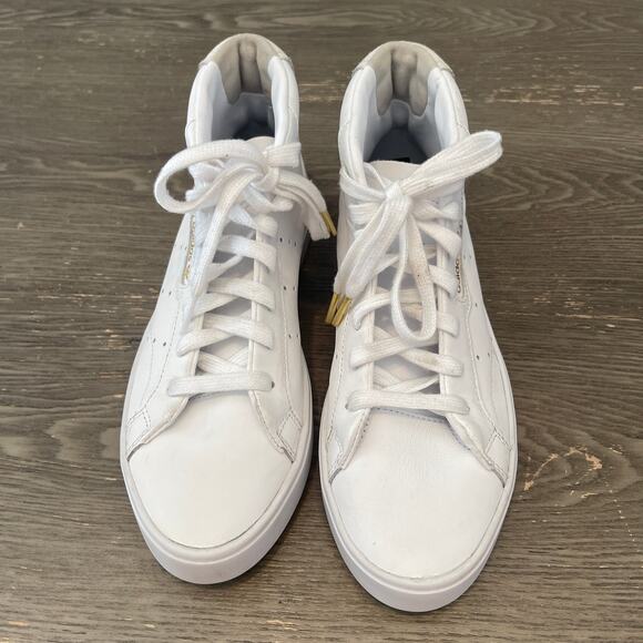 Adidas Sleek Mid Sneakers Size 5.5 - Picture 2 of 7